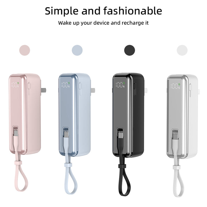 Portable Travel Wall Charger Power Bank 5000mAh